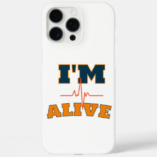 Ik ben levendig Grappige quote boodschappentas iPhone 16 Pro Max Hoesje
