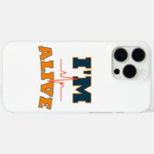 Ik ben levendig Grappige quote boodschappentas Case-Mate iPhone Case (Achterkant (horizontaal))