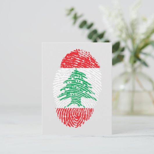 Ik ben Libanees Briefkaart (Staand voorkant)