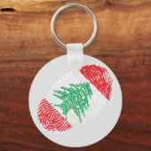 Ik ben Libanees Sleutelhanger (Voorkant)