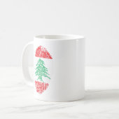 Ik ben Libanese koffie-Mok Koffiemok (Voorkant links)