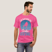 Ik ben liever aan het duiken t-shirt (Voorkant volledig)