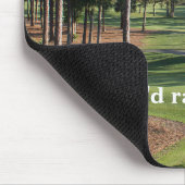 "Ik ben liever aan het golfen!" Muismat (Hoek)