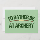 Ik ben liever bij Archery Kaart (Voorkant)
