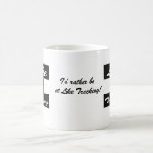 Ik ben liever bij Like Trucking! coffee mok w / Lo (Center)