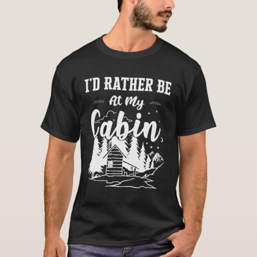 Ik ben liever bij mijn Schattigee cabinebezitters  T-shirt (Voorkant)