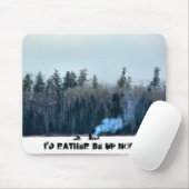 Ik ben liever boven Noord Mousepad. Muismat (Met muis)