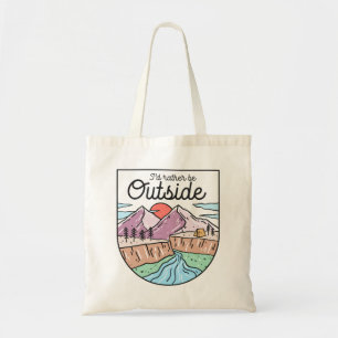 Ik ben liever buiten tote bag