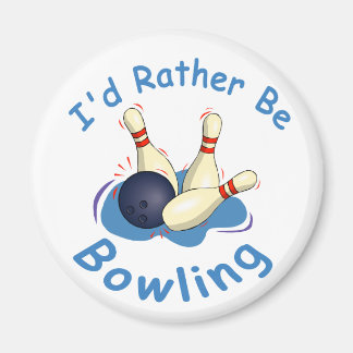 Ik ben liever een bowlingmagneet magneet