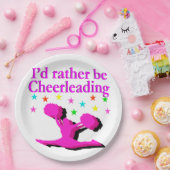 IK BEN LIEVER EEN CHEERLEADEREND DESIGN PAPIEREN BORDJE (Feest)