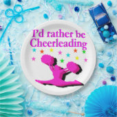 IK BEN LIEVER EEN CHEERLEADEREND DESIGN PAPIEREN BORDJE (Feest)