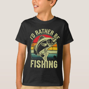 Ik ben liever een retro buitenvisser Gevist T-shirt