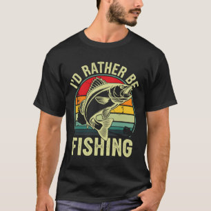 Ik ben liever een retro buitenvisser Gevist T-shirt
