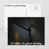 Ik ben liever een spookjachtschaduw op een stairka briefkaart (Voorkant / Achterkant)
