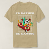 Ik ben liever gamer t-shirt (Design voorkant)