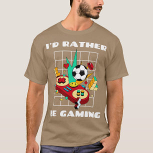 Ik ben liever gamer t-shirt