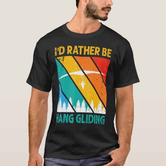 IK BEN LIEVER HANG GLIDING T-SHIRT (Voorkant)