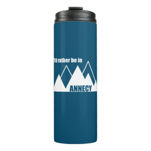 Ik ben liever in Annecy France Mountain Thermosbeker