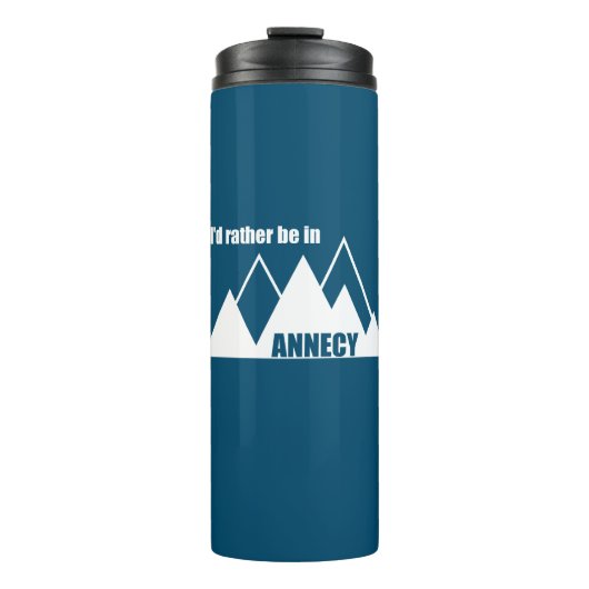 Ik ben liever in Annecy France Mountain Thermosbeker (Voorkant)