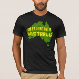 Ik ben liever in Australië Doestische cadeaus T-shirt