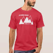 Ik ben liever in Bellingham Washington Mountain T-shirt (Voorkant)