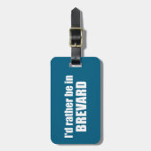 Ik ben liever in Brevard, North Carolina Bagagelabel (Voorkant verticaal)