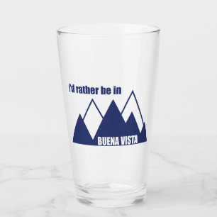 Ik ben liever in Buena Vista Colorado Mountain Glas
