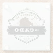 Ik ben liever in Cabo San Lucas Glazen Onderzetter (Achterkant)