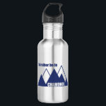 Ik ben liever in Chamonix France Mountain Waterfles<br><div class="desc">Chamonix France,  langs de grens van Italië en Zwitserland in de Alpen,  is een van de mooiste bergsteden ter wereld.</div>
