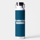 Ik ben liever in Chamonix Frankrijk Waterfles (Voorkant)