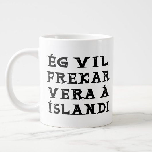 Ik ben liever in IJsland, citaat typografie Grote Koffiekop (Links)