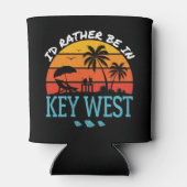 Ik ben liever in Key West Souvenir Blikjeskoeler (Achterkant)