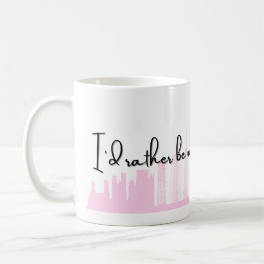 Ik ben liever in New York City Travel Mok (Links)