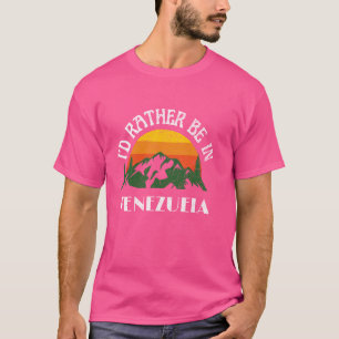 Ik ben liever in Venezuela Vintage Venezuela Vacat T-shirt