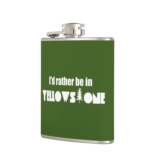 Ik ben liever in Yellowstone National Park Heupfles (Links)