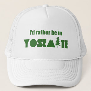 Ik ben liever in Yosemite National Park Trucker Pet