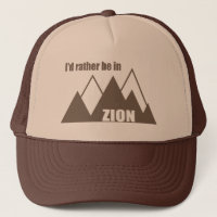 Ik ben liever in Zion National Park Utah Mountain