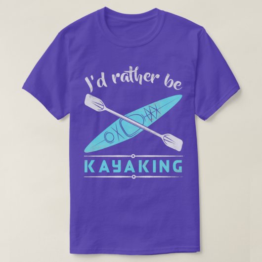 Ik ben liever kayaking (31) t-shirt (Design voorkant)