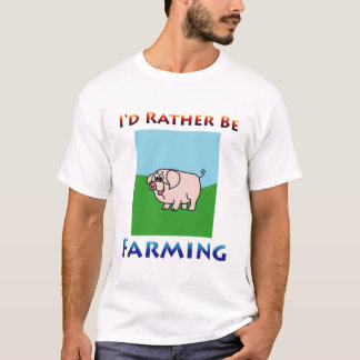 ik ben liever mannen voor de landbouw t-shirt