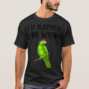 Ik ben liever met Parrot Tee Shirt Funny Pet