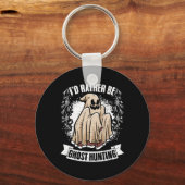 Ik ben liever spookjager Geweldige Paranormal Inv Sleutelhanger (Voorkant)