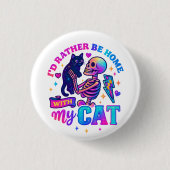 Ik ben liever thuis... ronde button 3,2 cm (Voorkant)