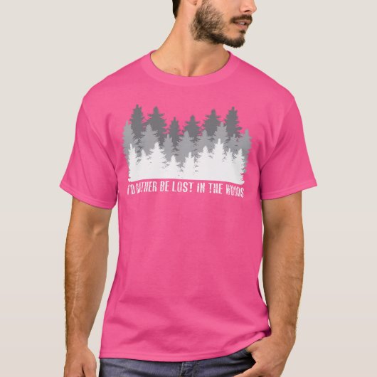 Ik ben liever verdwaald in het Bos Funny Hiking Gi T-shirt (Voorkant)