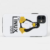 Ik ben Linux-gebruiker Case-Mate iPhone Case (Achterkant (horizontaal))