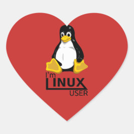 Ik ben Linux-gebruiker Hart Sticker