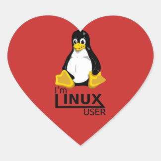Ik ben Linux-gebruiker Hart Sticker