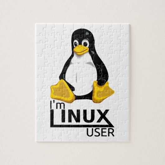 Ik ben Linux-gebruiker Legpuzzel (Verticaal)