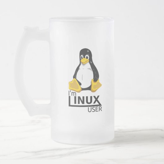 Ik ben Linux-gebruiker Matglas Bierpul (Links)