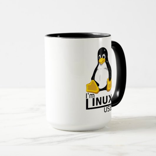 Ik ben Linux-gebruiker Mok (Voorkant rechts)