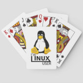 Ik ben Linux-gebruiker Pokerkaarten (Achterkant)